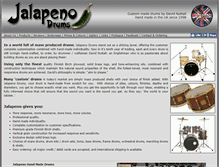 Tablet Screenshot of jalapenodrums.co.uk